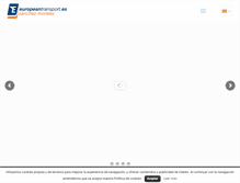 Tablet Screenshot of europeantransport.com